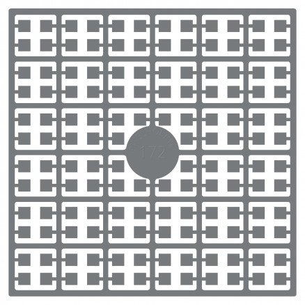 Pixelhobby Midi perler 172 Mørk stålgrå 2x2mm 140 piksler