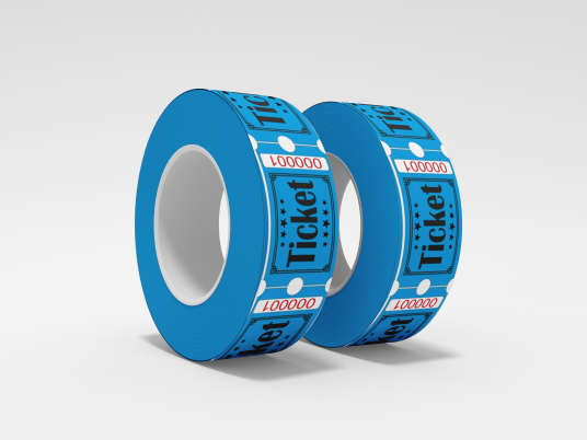 Entre billetter og Ticket roll