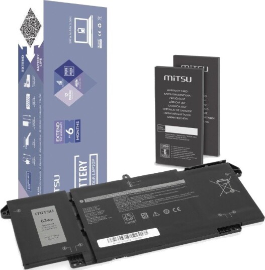 Mitsu Batteri 7Fmxv Til Dell Latitude 5320 7320 7420 7520 15,2V BC/DE-7520