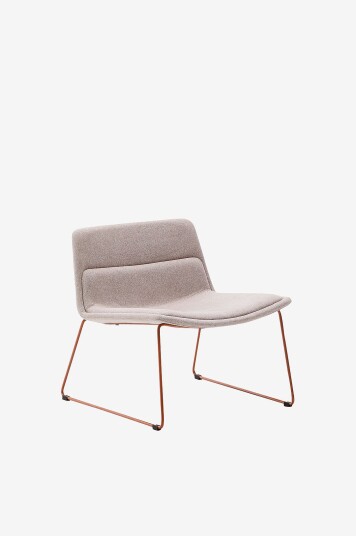 Kave Home Minimalistisk Lenestol med Flekkavvisende Stoff Beige