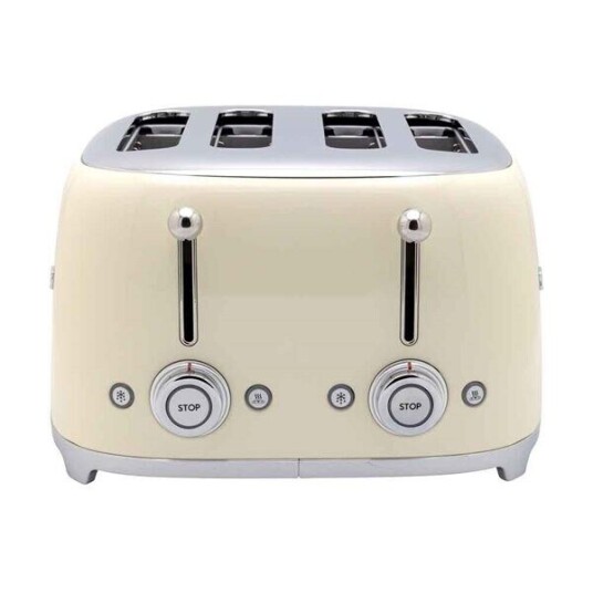 Smeg 50's Style Brødrister Krem 4 Skiver TSF03CREU