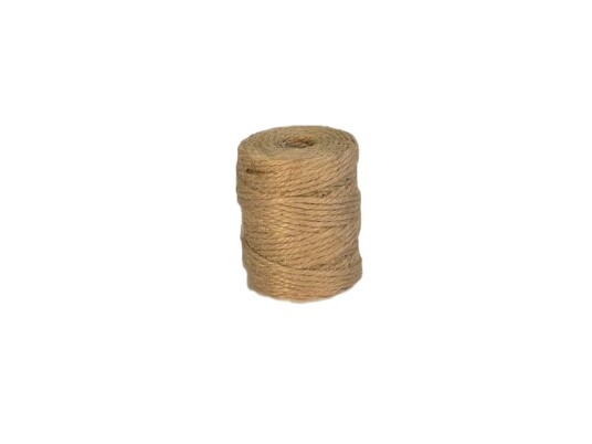 Snor 0,2Mm Rullelængde: 260.00 M Jute Gul Rulle Rullevægt: 0.50 Kg Pakke A 1 Rulle 4 Strands U