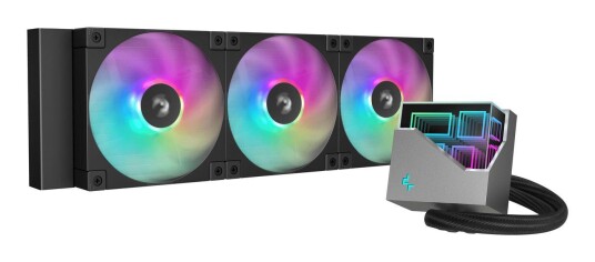 DeepCool LT360 ARGB Væskekjøler 3x120mm med Anti-Leak Teknologi - Sort DeepCool LT360 ARGB Væskekjøler 3x120mm med Anti-Leak Teknologi - Sort