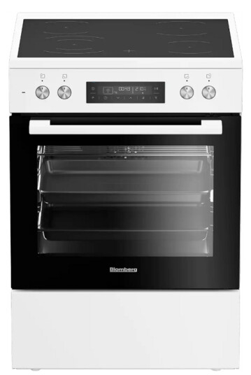 Blomberg Hkt8236p  Keramisk komfyr Hvit