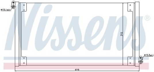 Kondensator NISSENS 940025 Kondensator NISSENS 940025