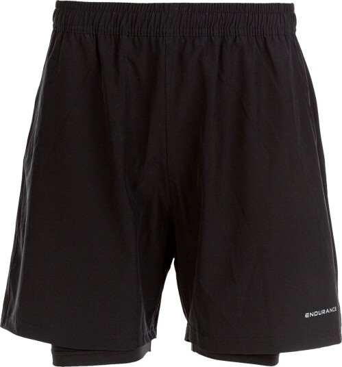 Endurance Gatun M 2-In-1 Shorts - Black - M