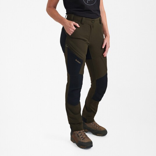 Deerhunter Lady Northward Trousers Bark Green/Black 36