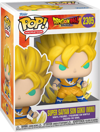 Funko Pop Vinyl DRAGON BALL DAIMA Super Saiyan Son Goku Figurer Multi/Patternerte