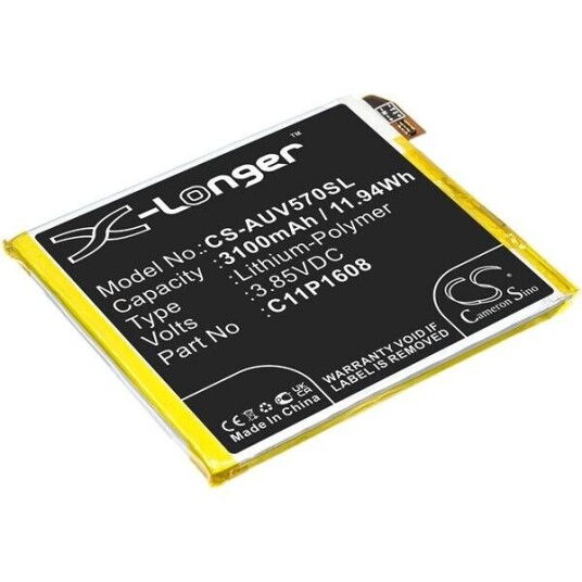 Asus ZS571KL batteri (3100 mAh 3.85 V, Sort)