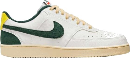Nike Court Vision Low Herre Sail/Pro Green/Picante Red 44.5