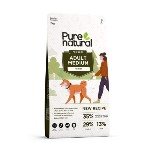 Purenatural Dog Adult Medium Chicken (12 kg) Purenatural Dog Adult Medium Chicken (12 kg)