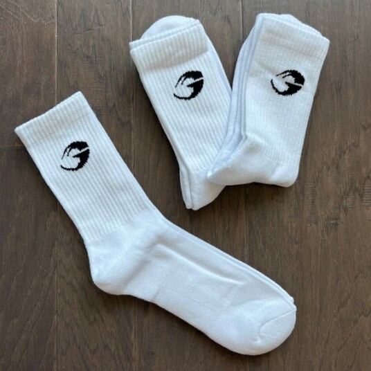 Gasp Gasp crew socks 3 p White / S