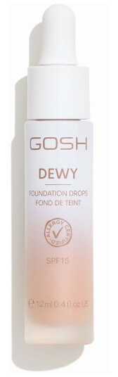 Gosh DEWY Foundation Drops 008 Tan - Lett og Duggfrisk Sminke Gosh DEWY Foundation Drops 008 Tan - Lett og Duggfrisk Sminke