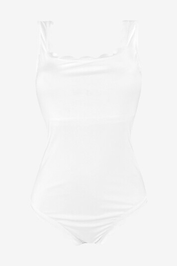 KAANDA Beach life - Badedrakt Tank Onepiece - Hvit