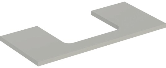 Geberit One 505.284.00.7 Benkeplate 105 cm Grå