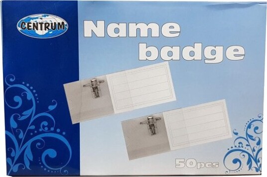 CENTRUM Congress sticker 57*90mm. W. clamp and pin