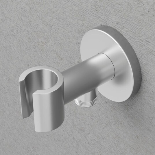 Scandtap Harmonized dusjholder, børstet stål brushed stainless steel