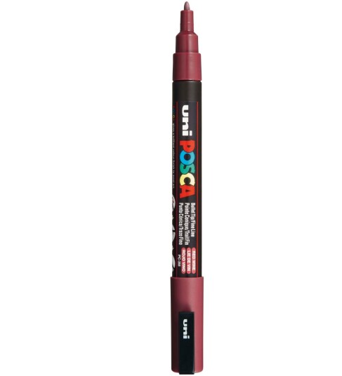 Posca Posca Marker PC-3M Fine Red wine