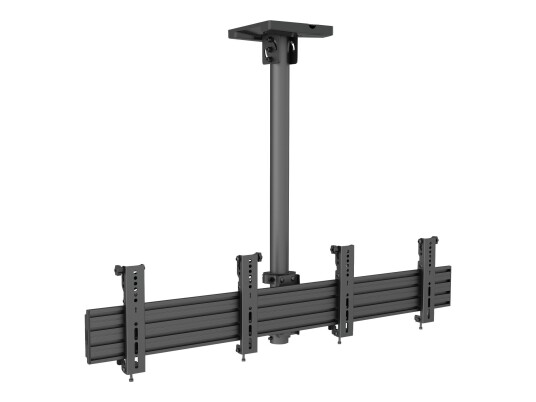 Multibrackets M Pro Series Menu Board Mount Pro MBC2X1U VESA 200 - brakett - for 2 LCD-skjermer - svart