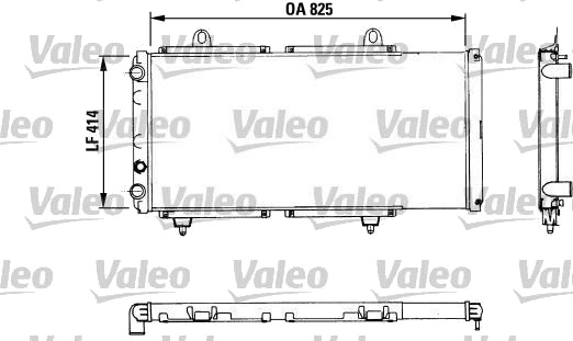 VALEO 883765 Radiator motorkjøling