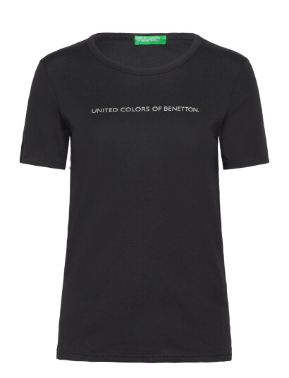 United Colors of Benetton T-Shirt - Black - XS