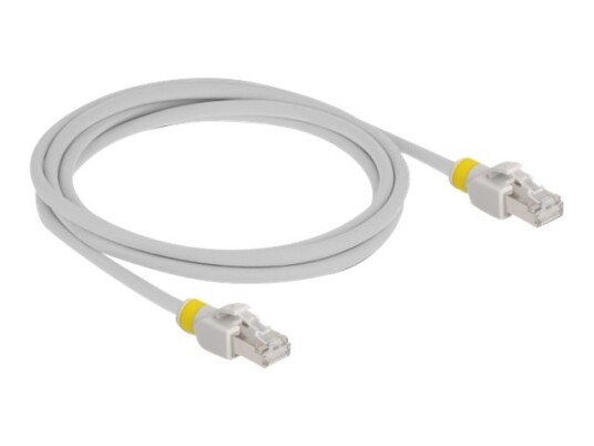 Delock Koblingskabel Rj-45 Hann Til Rj-45 Hann 2 M 6 Mm S/Ftp Cat 6A Halogenfri Grå Delock Koblingskabel Rj-45 Hann Til Rj-45 Hann 2 M 6 Mm S/Ftp Cat 6A Halogenfri Grå