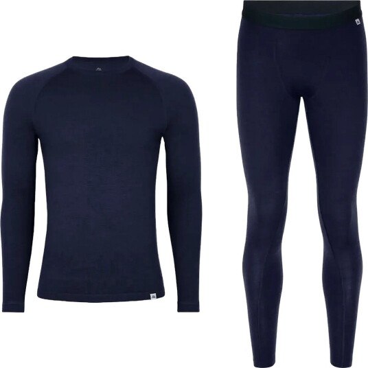 Danish Endurance Core Merino Baselayer Set (Men) 1 Pack   DARK NAVY   XL