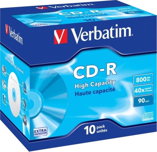 CD R High Capacity 800MB 10pk V43428 CD R High Capacity 800MB 10pk V43428