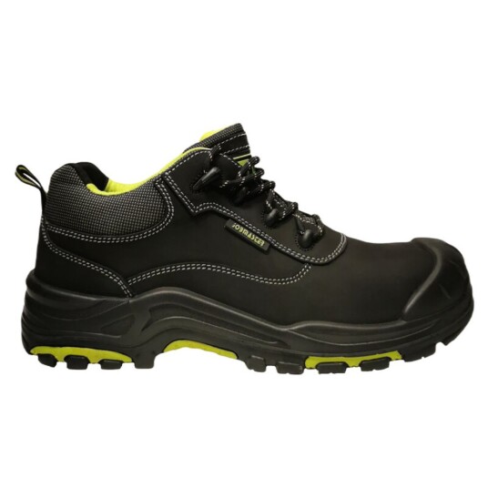 Jobmaster 3113 Neon Knight Low Vernesko Metallfri, Svart, 1 Par 42