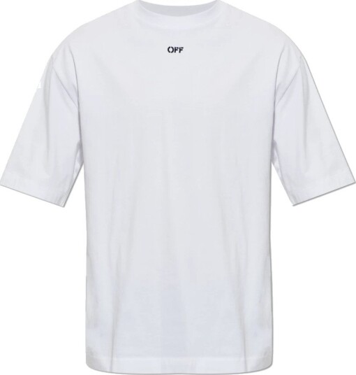 Off White Herre Topper Hvit L,