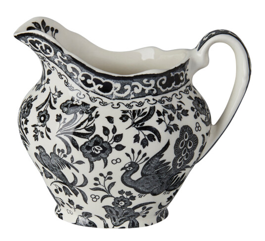Burleigh Black Regal Peacock fløtemugge 255 ml Burleigh Black Regal Peacock fløtemugge 255 ml