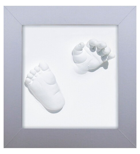 Dooky Happy Hands 3D Deluxe Gipsavstøpning Silver