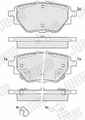 Bremseklosser JURID 575158J