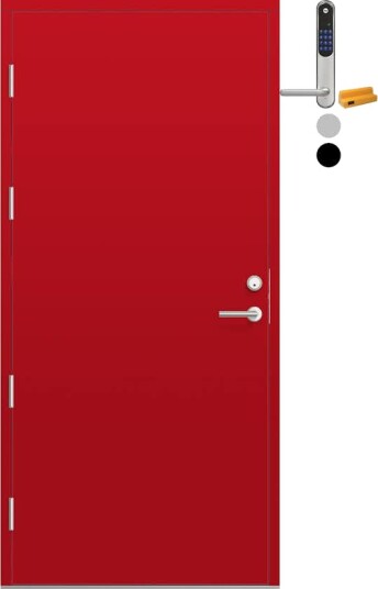 Ytterdør Bygg1 Fjell 09 med Yale Doorman Classic Home