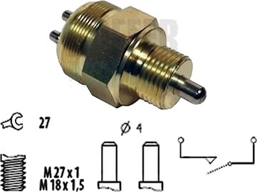 Bryter, ryggelys HOFFER 3600028