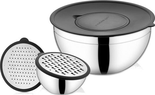Oppbevaringsbokser 6-pk - Stålgrå