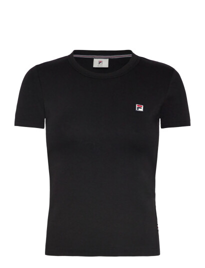 FILA Biella Slim T-Shirt - Black - XS