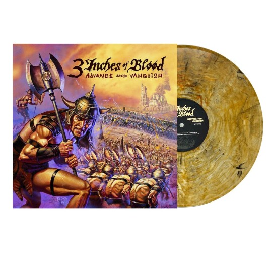 3 Inches Of Blood  Advance and Vanquish  LP/Vinyl
