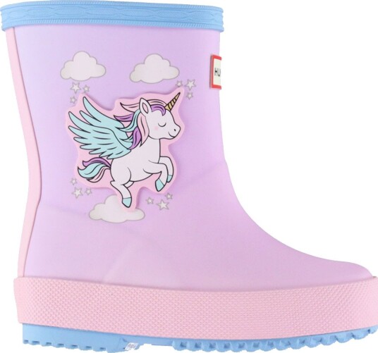 Hunter Gummistøvler Kids First Blue Frost/Parfait Pink Hunter 28 Gummistøvler Blå Lilla Rosa
