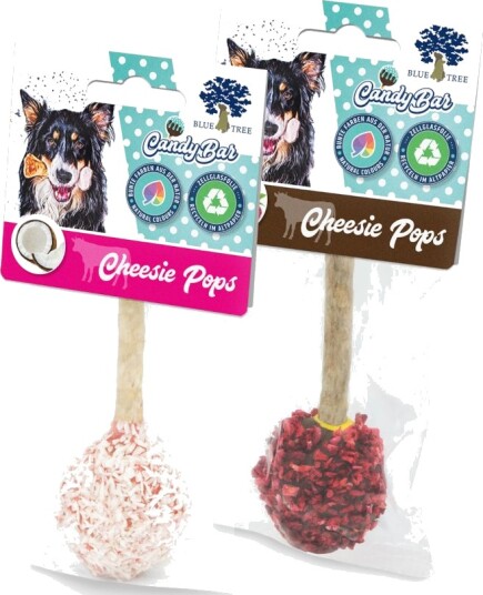 Blue Tree Cheesie Pop Bringebær & Kokosnøtt 2 X 45 G