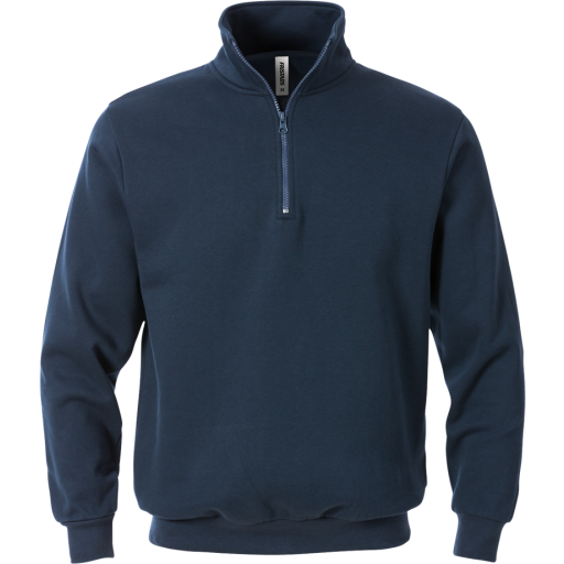 Acode Sweatshirt Med Kort Dragkedja 1737 Swb Mörk Marin M