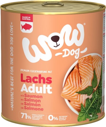 Wow Våtfôr Adult Laks 24 X 800 G Wow Våtfôr Adult Laks 24 X 800 G