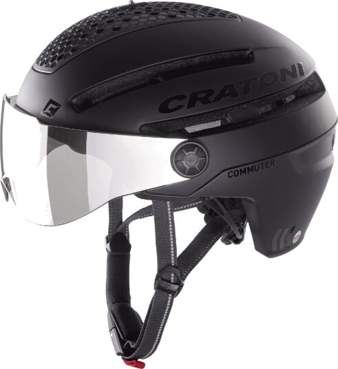 Cratoni Commuter sykkelhjelm svart 54 58cm Cratoni Commuter sykkelhjelm svart 54 58cm