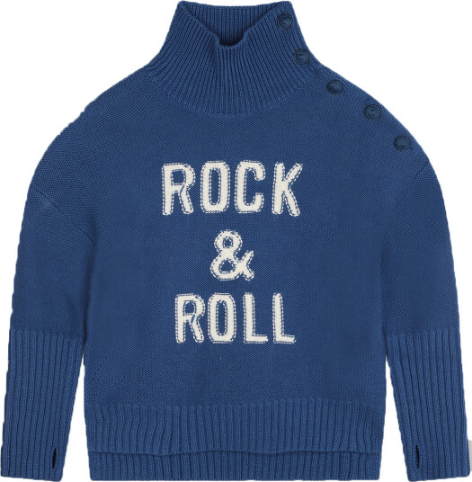 Zadig & Voltaire Kids Polo Neck Sweater Or Jumper - Blue - 140 Zadig & Voltaire Kids Polo Neck Sweater Or Jumper - Blue - 140