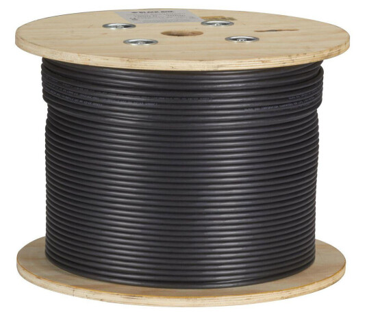 BLACK BOX GIGATRUE CAT6A STRD SHLD PVC BULK CABLE, SFTP 1000' BLACK BLACK BOX GIGATRUE CAT6A STRD SHLD PVC BULK CABLE, SFTP 1000' BLACK