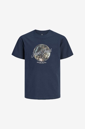 Jack & Jones Junior T skjorte jjHonolulu Shape Tee SS Crew Neck J Blå