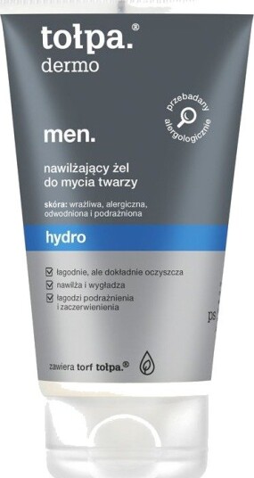 Tolpa Fuktighetsgivende Ansiktsrengjøringsgel Dermo Men Hydro 150 Ml