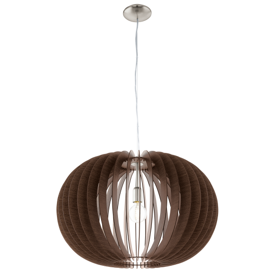 EGLO - Stellato Pendellampe - Valnøtt - Ø700 mm - Elegant Tredesign
