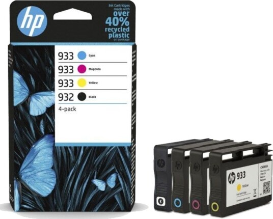 HP 932 og 933 Blekkpatroner 4-pk.