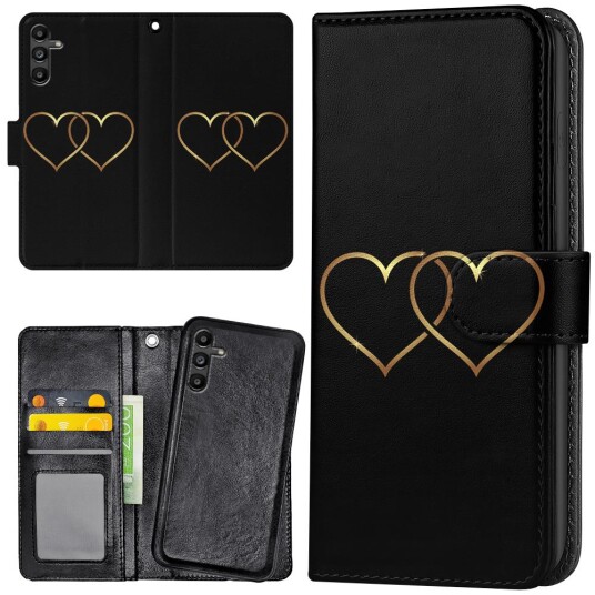 Generic Samsung Galaxy A13 5g/a04s - Lommebok Deksel Double Hearts